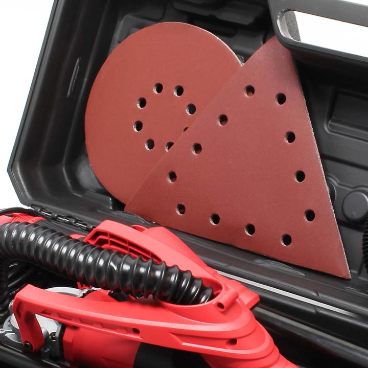 Actual product image Wiltec Drywall Sander 710W & ⌀225mm Sanding Discs for Ceilings, Walls (Dry grinder, 710 W)