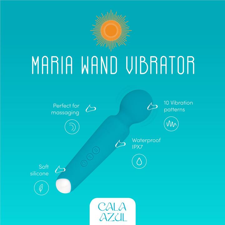 Image du produit Cala Azul Maria Zauberstab Vibrator Azul