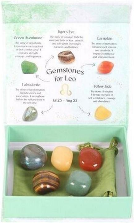 Something Different Getrommelter Stein Leo 5erPack