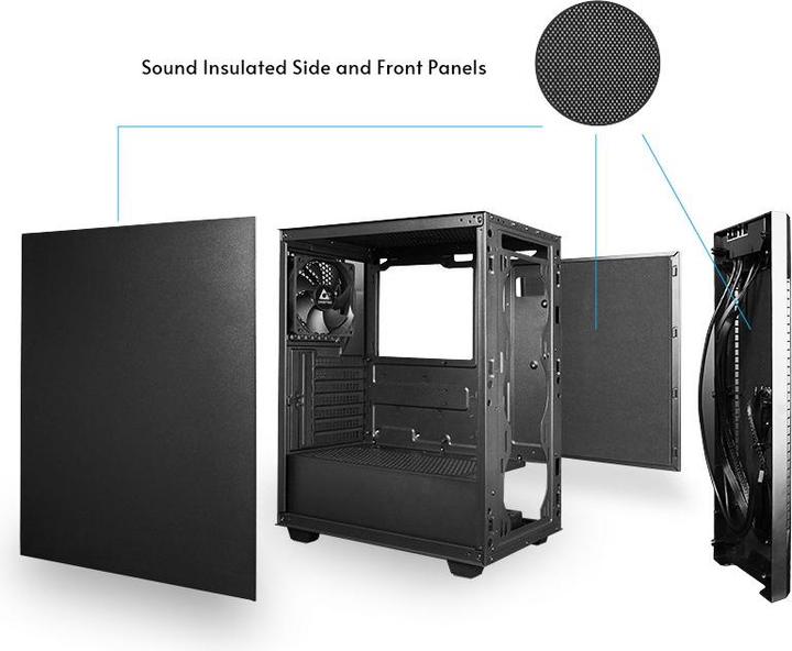 Actual product image Chieftec Go MINI ELOX AS-01B-OP o.N. (B) (ATX, Mini-ITX, mATX)