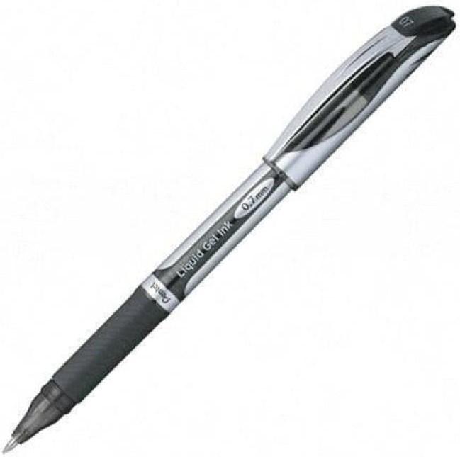Actual product image Pentel Energel Liquid (Black, Silver, 1 x)