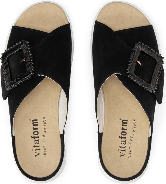 Actual product image Vitaform Pantolette Veloursleder Supersoft (42)
