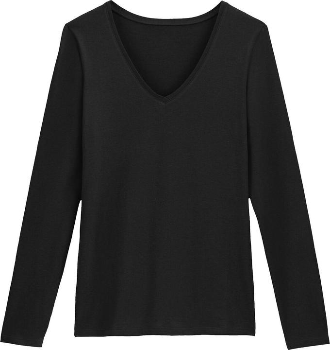 Produktbild La Redoute Collections T-Shirt mit V-Ausschnitt (XL)