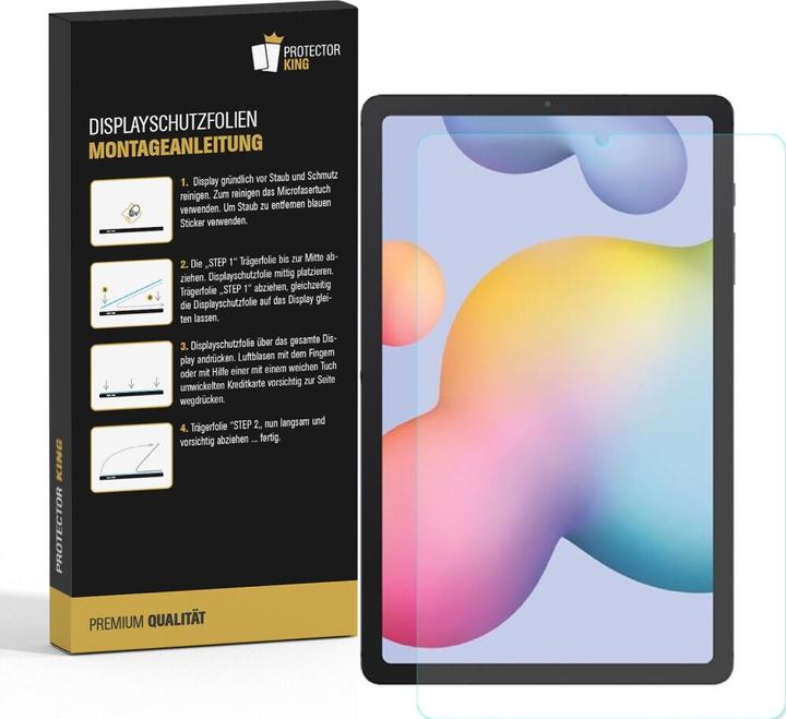 Actual product image Protectorking 6x Panzerfolie Anti-Shock matt entspiegelt (6 Piece, Galaxy Tab S6 Lite)
