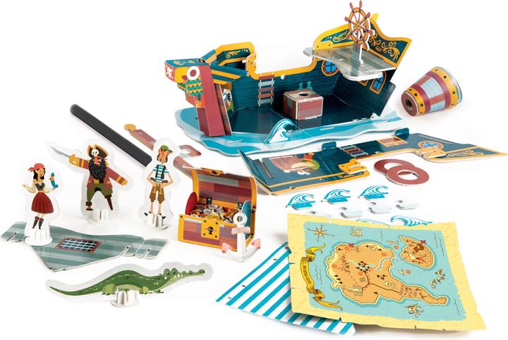 Produktbild Clementoni Education - Piratenboot bauen und spielen