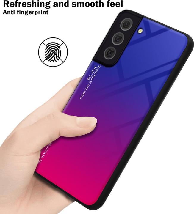 Produktbild Cadorabo TPU 2 Farben Glas Hülle (Samsung Galaxy S22+)