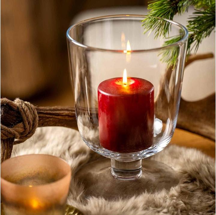 Produktbild Leonardo Weihnachtswindlicht Capanna Transparent, Glas, 23 cm (1 x, 17 x 23 cm)