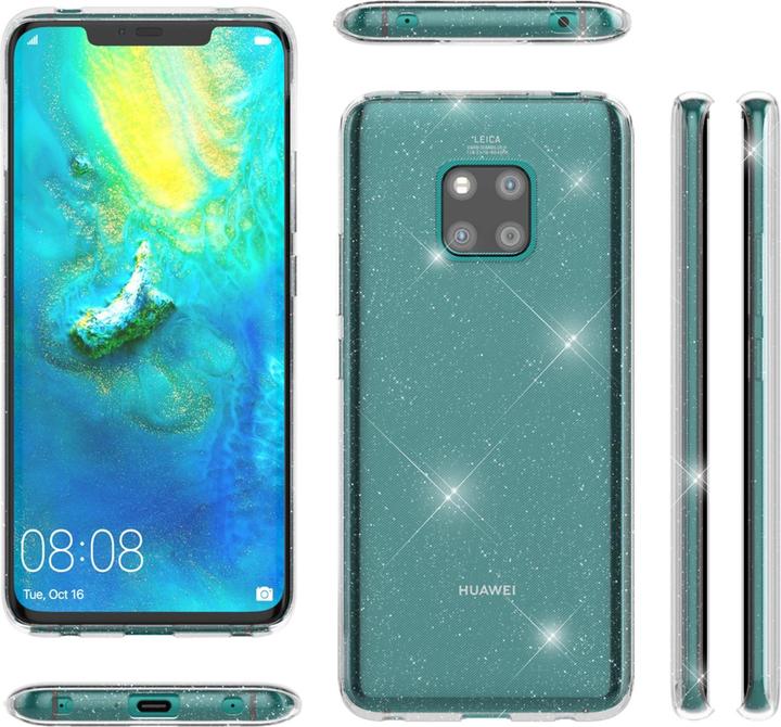Produktbild Nalia Klare Glitzer Silikon Hülle (Huawei Mate 20 Pro)