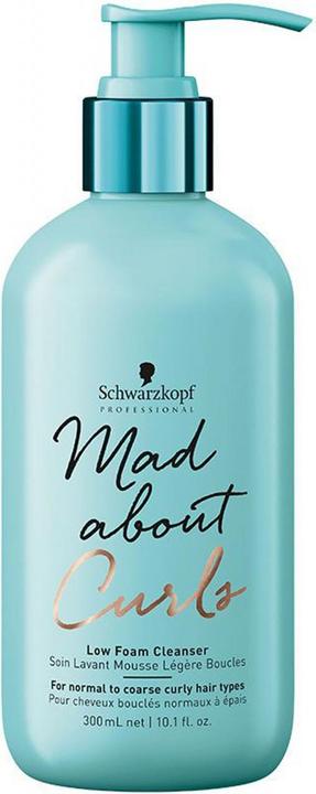 Schwarzkopf Professional Mad About Curls - Low Foam Cleanser (300 ml, Flüssiges Shampoo)