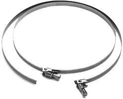 Lindab Schlauchschelle TKS 315 mm, rostfrei mit festem verzinktem Schloss für flexible Schläuche.
