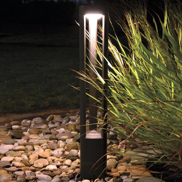 Actual product image Heitronic LED floor lamp MARYLAND LED, 9W, warm white, IP54 (250 lm, IP54)