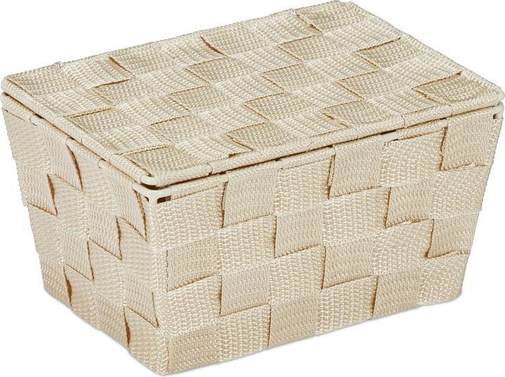 Produktbild Relaxdays Aufbewahrungskorb (1 x, 19.5 x 14.5 x 10.5 cm)
