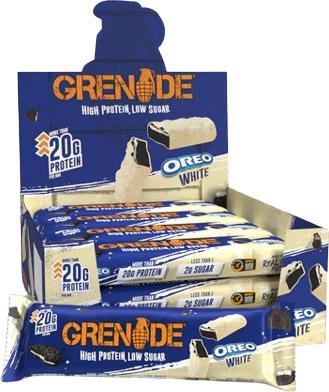 Immagine prodotto Grenade BAR® Oreo Bianco ad alto contenuto proteico 60g (Bianco Oreo, 1 pz., 60 g)