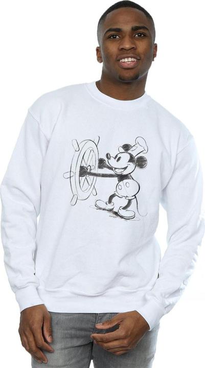 Immagine prodotto Disney Mickey Mouse Steamboat Sketch Felpa Uomo (XXL)