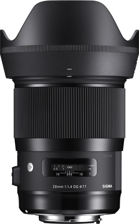 Sigma 28mm / f 1.4 DG HSM ART, Canon EF (Canon EF, Canon EF-S, Plein format, APS-C / DX)