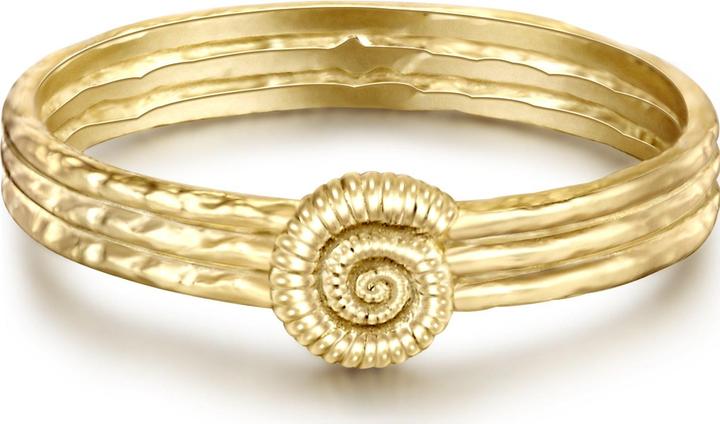 Image du produit Glanzstücke München Coquillage femme argent sterling or jaune - 23290 (56, Argent 925)