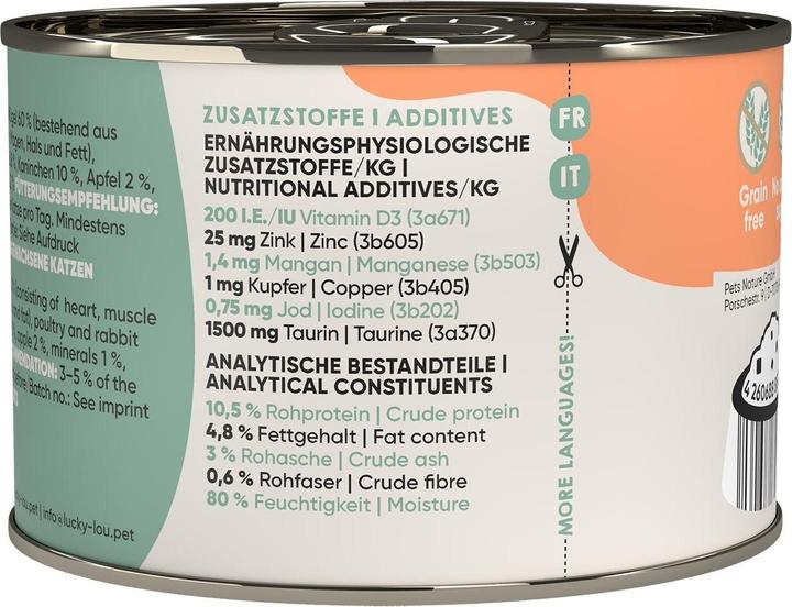 Produktbild Lucky Lou Katzen-Nassfutter (Adult, 1 Stk., 251 g)