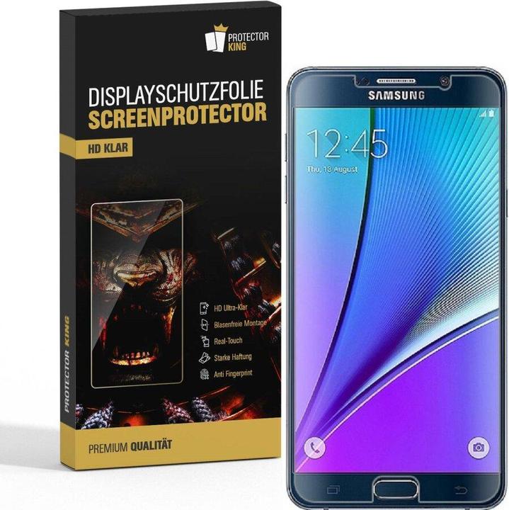 Actual product image Protectorking 3x Displayschutz HD Klar (3 Piece, Samsung Galaxy Note 5)