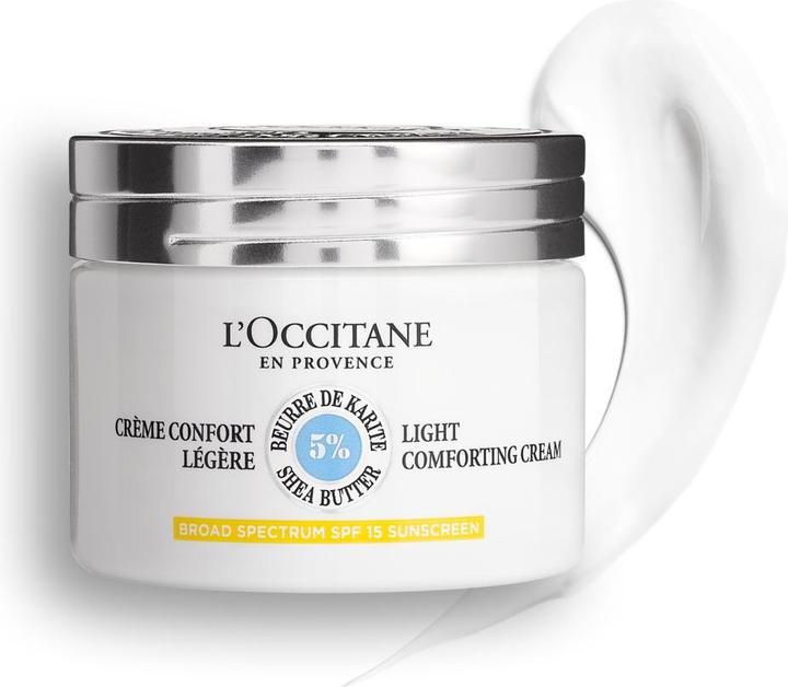 Image du produit L'Occitane Crème légère visage karité UV15 (50 ml, Crème 24h, SPF 15)