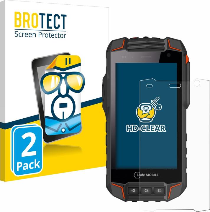 Actual product image BROTECT Screen Protector Clear (2 Piece, i.safe Mobile IS530.1)