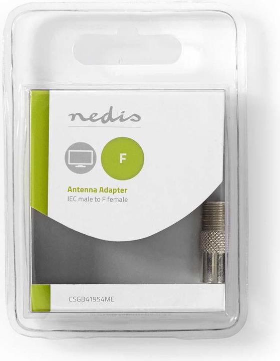 Immagine prodotto Nedis Adattatore da satellite e antenna a spina coassiale - F Hem (Cavi antenna)