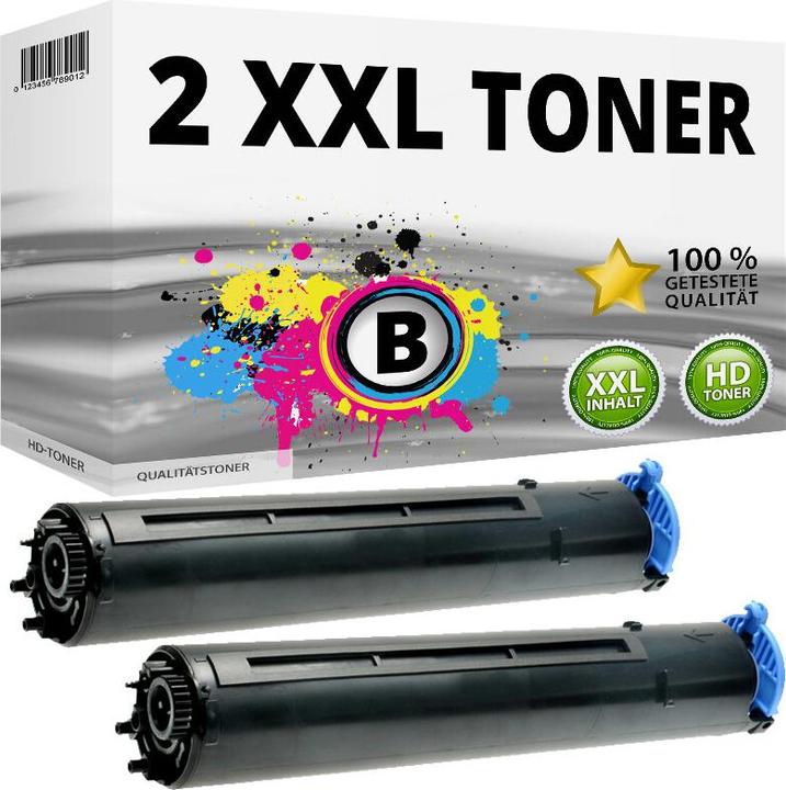 Image du produit Druckfuxx 2x XXL Toner C-EXV 18 für Canon IR 1018 1018J 1020 1020J 1022 1022A 10