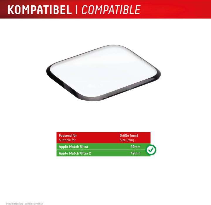 Immagine prodotto Displex Full Cover Schutzfolie, Full Cover Watch Glass, Doppelpack