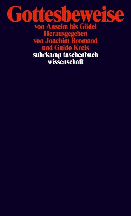 Produktbild Gottesbeweise (Deutsch, Guido Kreis, Joachim Bromand, 2011)