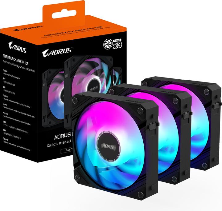 Produktbild Gigabyte AORUS EZ CHAIN FAN 120 (3-Pack)