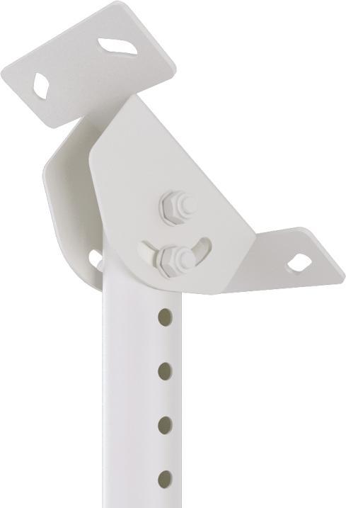 Actual product image Multibrackets Ceiling mount up to 2x32", aluminum, white, Back to Back (Ceiling, 32", 28 kg)