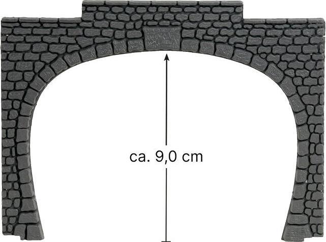 Produktbild Noch H0 Tunnel-Portal 2gleisig Kuns
