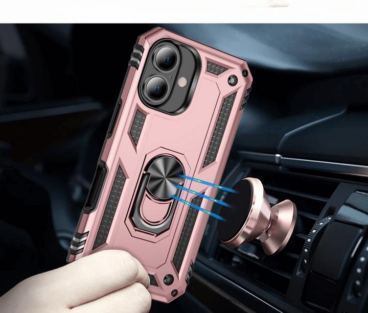Produktbild Cover-Discount iPhone 16 - Robustes Back Cover mit Kickstand (Apple iPhone 16)