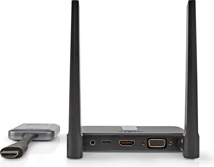 Immagine prodotto Nedis Wireless HDMI ™ Trasmettitore | WLAN | 2400-5000 MHz | 30,0 m (linea di vista) | Risoluzione (30 m, HDCP)
