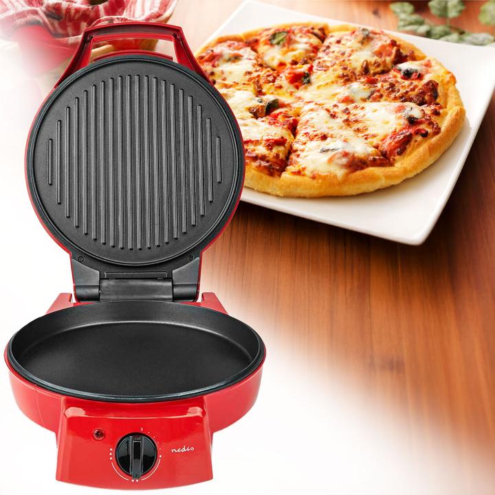 Image du produit Nedis FCPM100FRD Machine à pizza, aluminium (Prise UE)