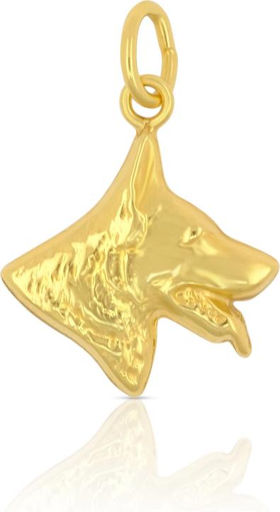 Muau Schäferhund (750/18K Gelbgold)