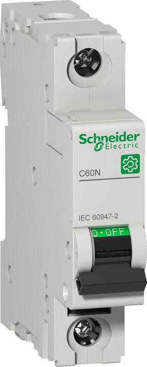Schneider Electric SE M9F11106 Multi 9 OEM circuit-breaker C60N 1-pole 6A C-Char. 10kA IEC60947-2