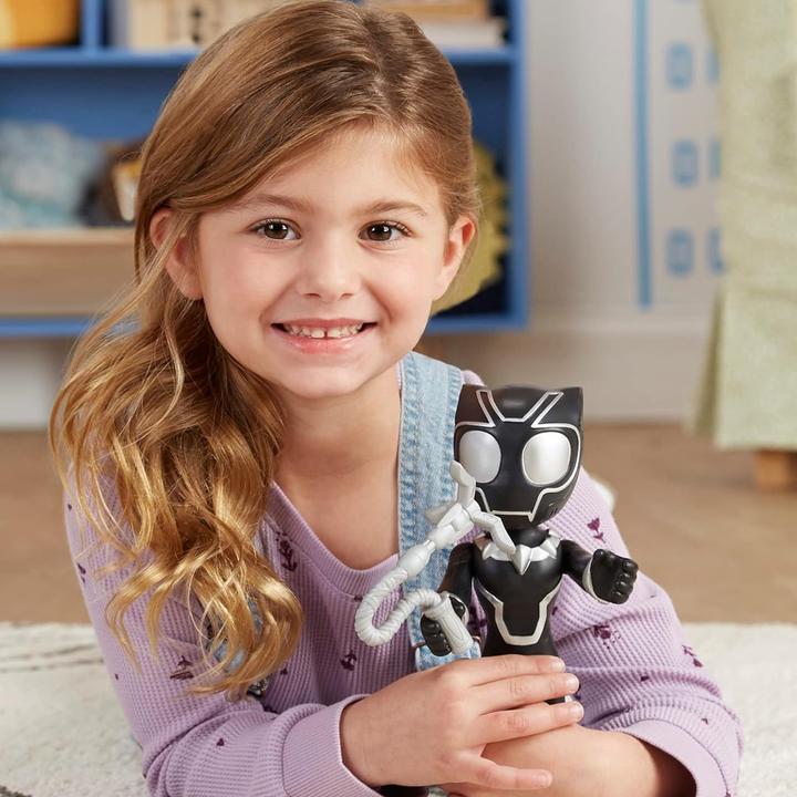 Immagine prodotto Hasbro Spidey e i suoi fantastici amici, figura d'azione di Pantera Nera in formato super, giocattolo di