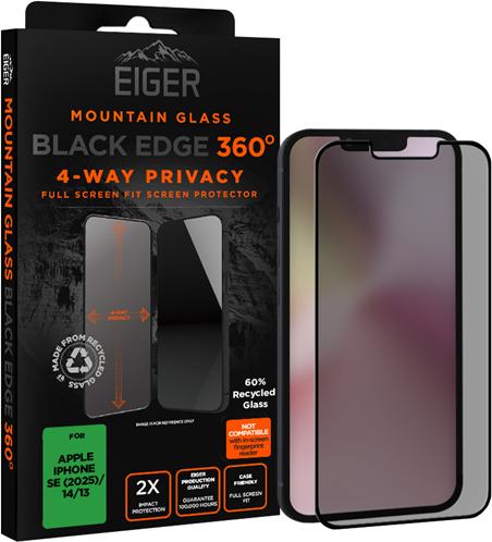 Produktbild Eiger Mountain Glass Black Edge (1 Stück, Apple iPhone 16e)
