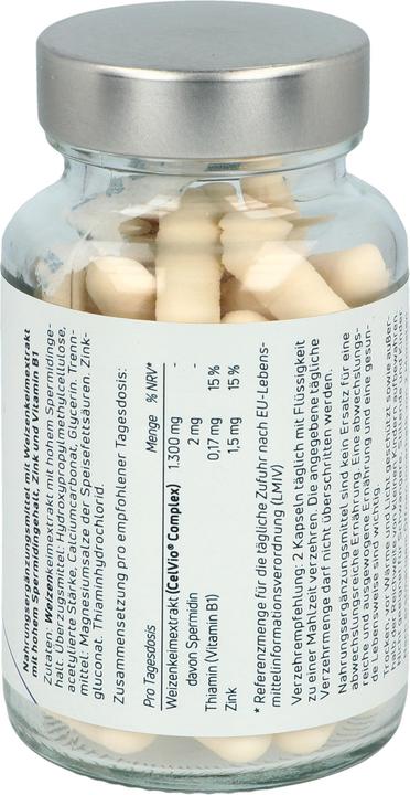 Immagine prodotto SpermidineLife Originale 365+ Capsule (60 Pezzo/i, Pillole, 164 g)