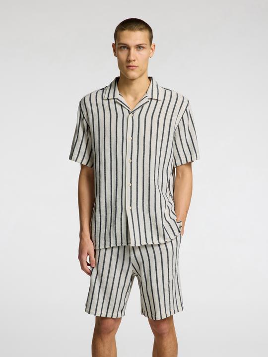 Produktbild Selected Homme Gestreifte Kurzarmhemd (XL)