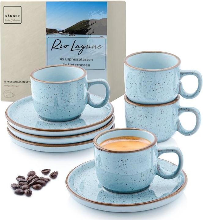 Actual product image Sänger Espressotassen Set Rio Lagune (80 ml, 4 x)