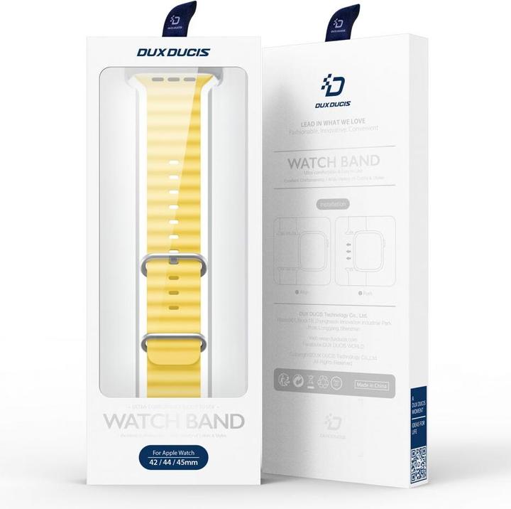 Produktbild Dux Ducis Strap Watch Strap 8 / 7 / 6 / 5 / 4 / 3 / 2 / SE (41 / 40 / 38mm) Silicone Band Bracelet Y (40 mm, 38 mm, 41 mm, Edelstahl, Silikon (liquid))