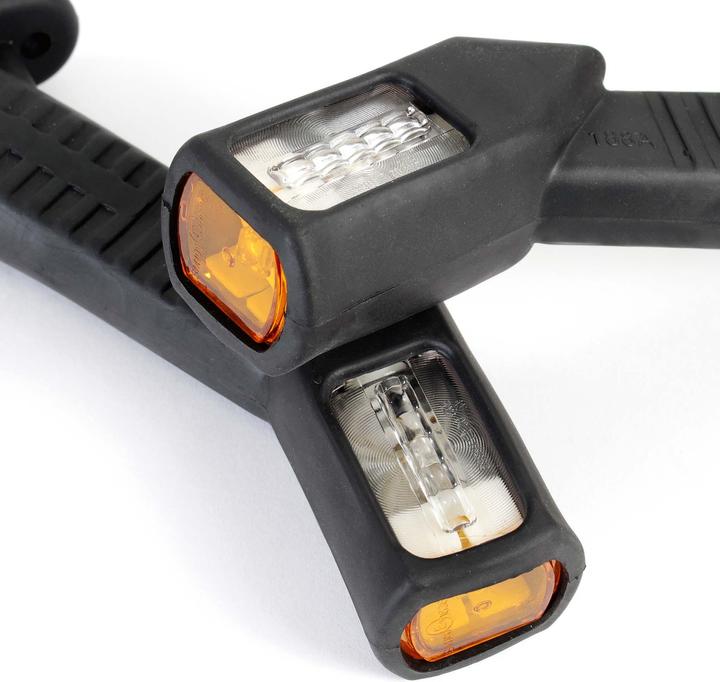 Image du produit Wiltec Feux de gabarit 2x4 LED 12V Forme carrée Feux d’encombrement Remorque Feux de position Auto