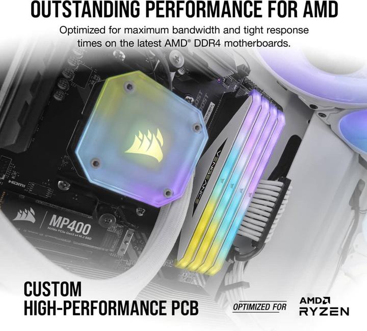 Actual product image Corsair Vengeance RGB RT (4 x 8GB, 3600 MHz, DDR4-RAM, DIMM)