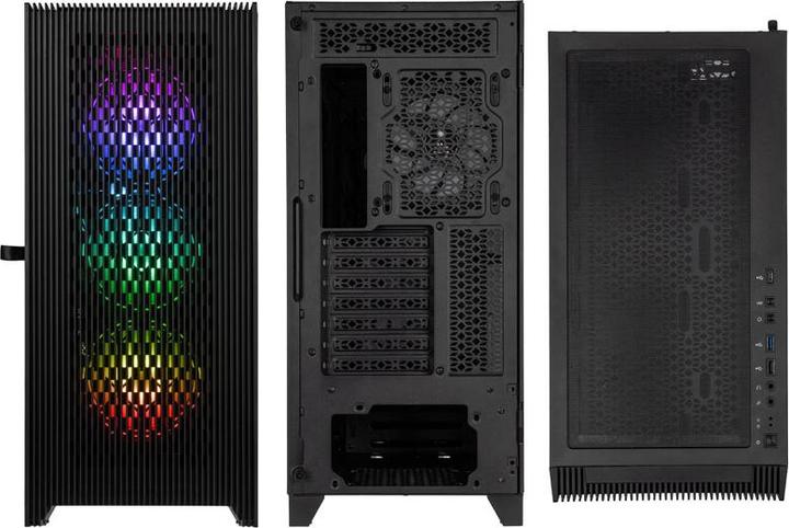 Produktbild Kolink Unity Lateral ARGB Midi-Tower - schwarz (Mini-ITX, ATX, E-ATX, mATX)