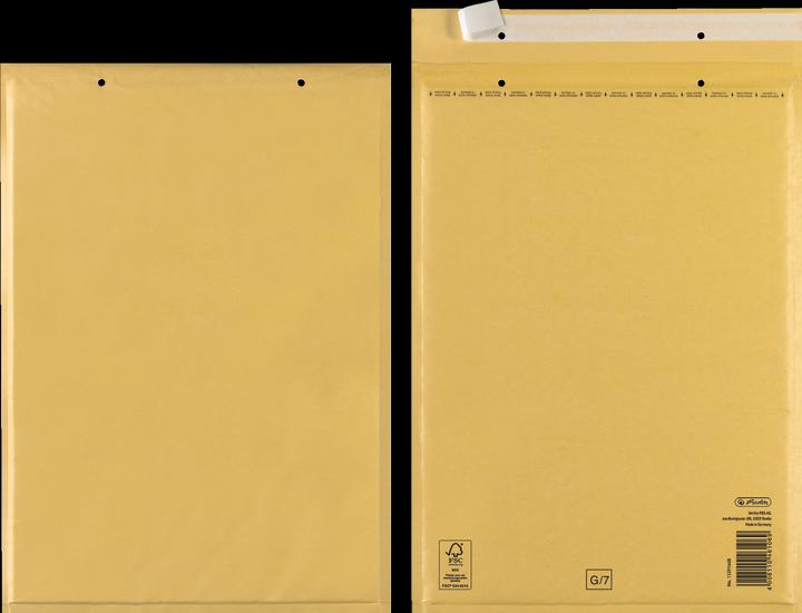 Produktbild Herlitz Luftpolstertasche G 25x34 cm haftklebend braun FSC Mix 10er Packung (10 x)
