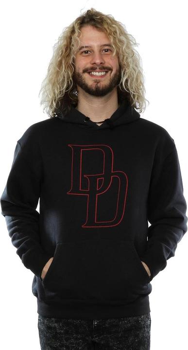 Actual product image Mens Daredevil Logo Outline Hoodie (S)