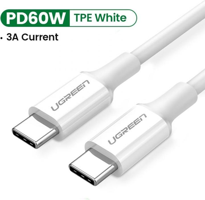 Image du produit Ugreen USB-C Power Delivery QC 3.0 20V 3A 60W (1 m, USB 2.0)