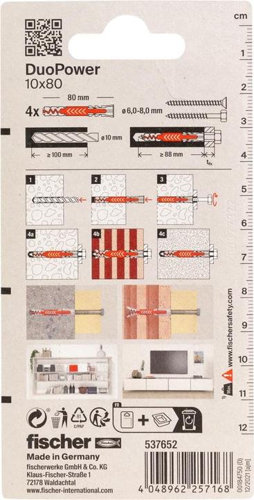 Produktbild Fischer DuoPower (4 Stk.)