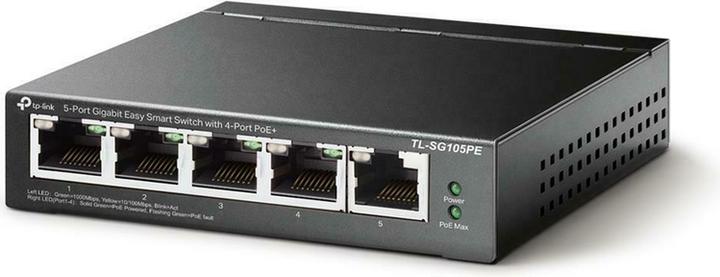 Image du produit TP-Link Commutateur PoE+ TL-SG105PE 5 Port (5 Ports)